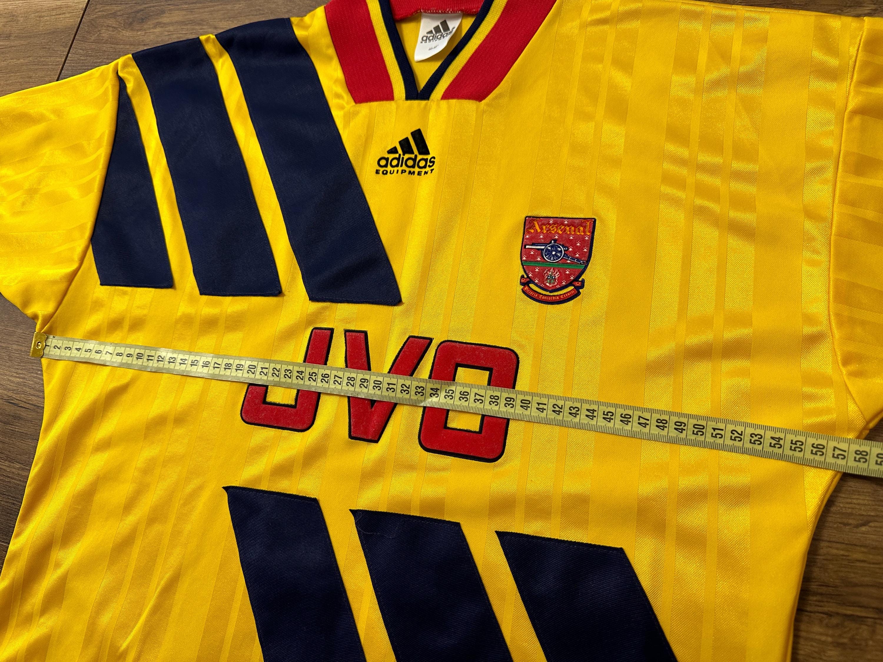 Arsenal 1993-1994 Away Kit Football Shirt Jersey Vintage Maglia