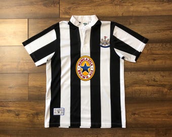 Maillot domicile de Newcastle United 1995/1997, match nul, style rétro, taille L