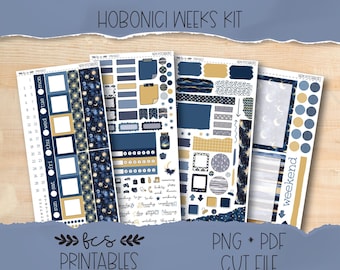 NEW POSSIBILITIES Hobonichi weeks printable sticker kit