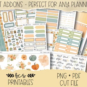 THANKFUL HEART kit add-on stickers