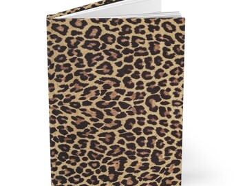Leopard Print auf Hardcover Notizbuch Matt