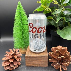 Custom Scent Coors Light 12oz Can Handmade All Natural American Soy Candle Beer Repurposed Can