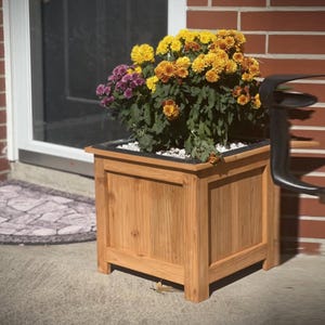 Zeder Pflanzkasten plant Pdf, DIY konische Zeder Pflanzgefäße, Holzbearbeitungspläne für Anfänger