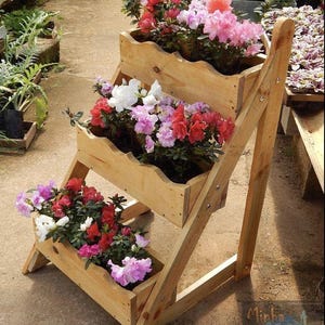 DIY 3 Tier Pflanzkasten Pläne, Gemüse Pflanzkasten Pläne, Blumenkasten Baupläne aus Holz, einfach zu bauen, PDF-Datei, sofort-Download