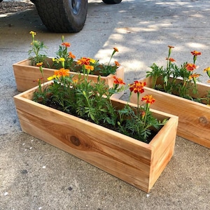 DIY modern cedar planter Plan, woodworking plans, Digital Download, Woodworking PDF Plans,  Home Decor Plans, outdoor furniture plans