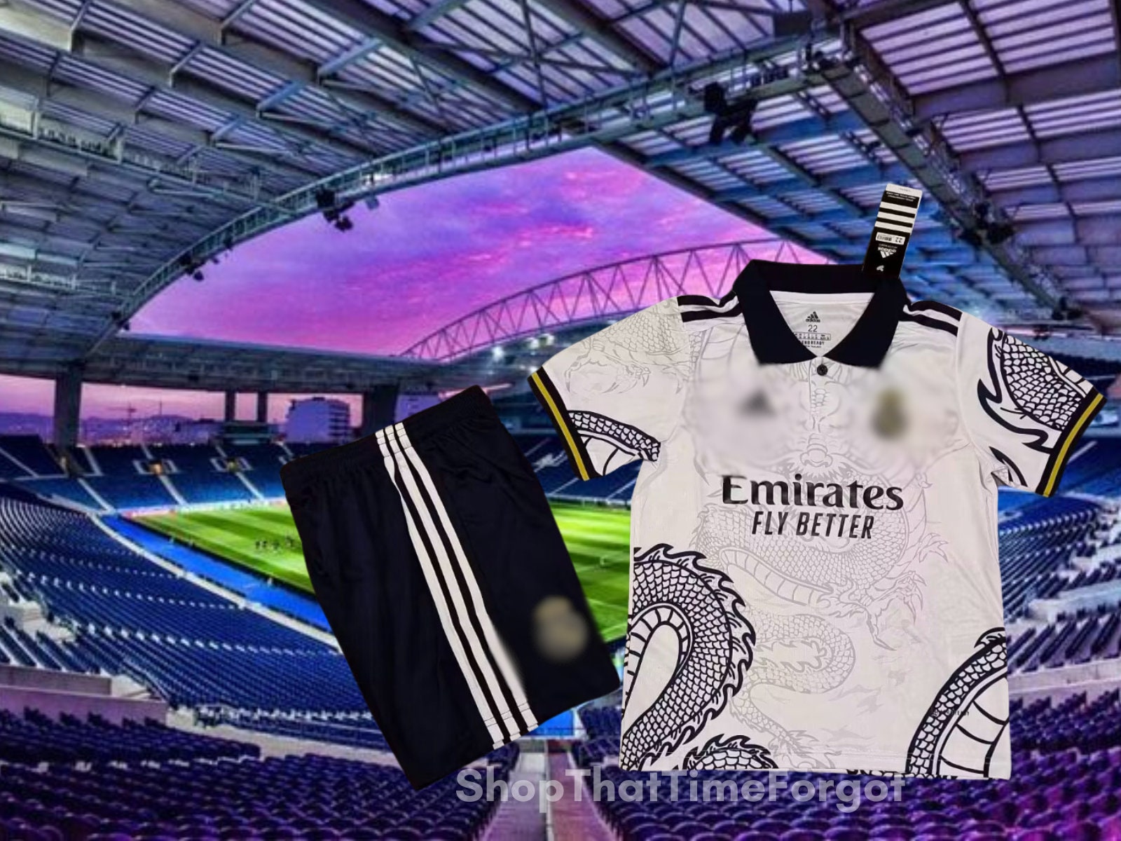 Real madrid jersey dragon cheap