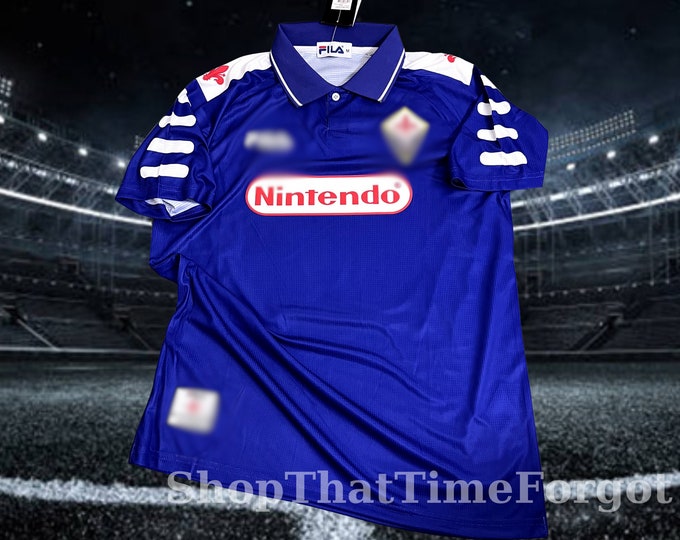 1998 Purple F.i.o.r.e.n.t.i.n.a Retro Vintage Home Soccer Jersey