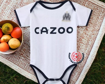 White Short-Sleeved MA Soccer Baby Bodysuit 2023 2024