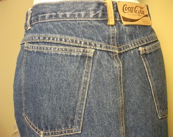 Coca-Cola Vintage Denim Mini Skirt