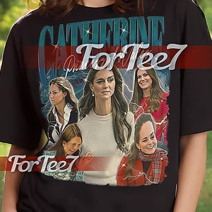CATHERINE, PRINCESS Of WALES Shirt - Catherine Princess of Wales Vintage Shirt, Catherine Princess of Wales Retro 90s Tshirt #Saf