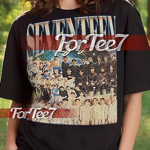 Seventeen KPOP Bootleg Shirt - Seventeen KPOP Vintage Shirt, Seventeen Kpop Fan, Seventeen Kpop Retro 90s, Seventeen Kpop Tee #Saf