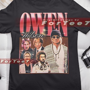 WOW OWEN WILSON Vintage Shirt - Owen Wilson Retro 90er Jahre T-Shirt, Bootleg Shirt, Owen Wilson Hoodie #Saf