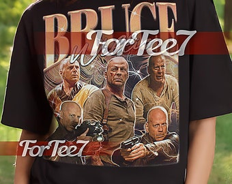 BRUCE WILLIS Shirt - Bruce Willis Vintage, Bruce Willis Retro, Bruce Willis 90s, Bruce Willis Bootleg, Bruce Willis Sweater #Saf