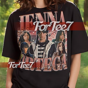 JENNA ORTEGA Shirt, Jenna Ortega Vintage Shirt, Jenna Ortega Retro 90er Tshirt, Jenna Ortega Bootleg Tee, Jenna Ortega Sweater #Saf