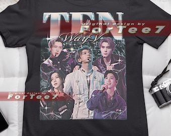 TEN テン 威神V CPS Tシャツ WayV TEN (WAYV) Shirt, Ten Vintage Shirt, Ten Retro 90s Tshirt, Ten