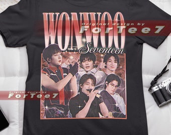 Seventeen Nana Tour Shirt Wonwoo, Nanatour With Seventeen Shirt