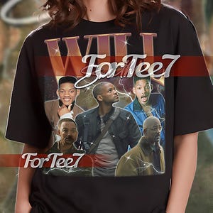 WILL SMITH Bootleg Tshirt, Will Smith 90s Retro Tee, Will Smith Vintage Sweatshirt, Will Smith Hoodie, Hollywood Icon #Saf
