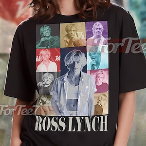 Maglietta vintage di ROSS LYNCH, maglietta omaggio a Ross Lynch, fan di Ross Lynch, maglione retrò anni &#39;90 di Ross Lynch, gadget di Ross Lynch #saf