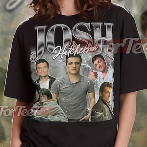 JOSH HUTCHERSON Shirt, Josh Hutcherson Homage Tshirt, Josh Hutcherson Fan, Josh Hutcherson Retro 90s Sweater, Josh Hutcherson Merch #saf