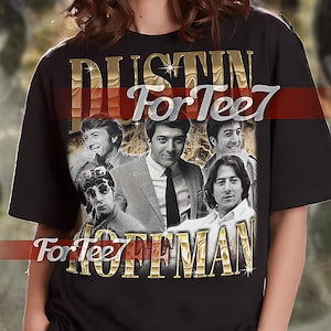 DUSTIN HOFFMAN Vintage Shirt, Dustin Hoffman Homage Tshirt, Dustin Hoffman Fan Tee, Dustin Hoffman Retro 90s, Dustin Hoffman Merch Gift #tpc