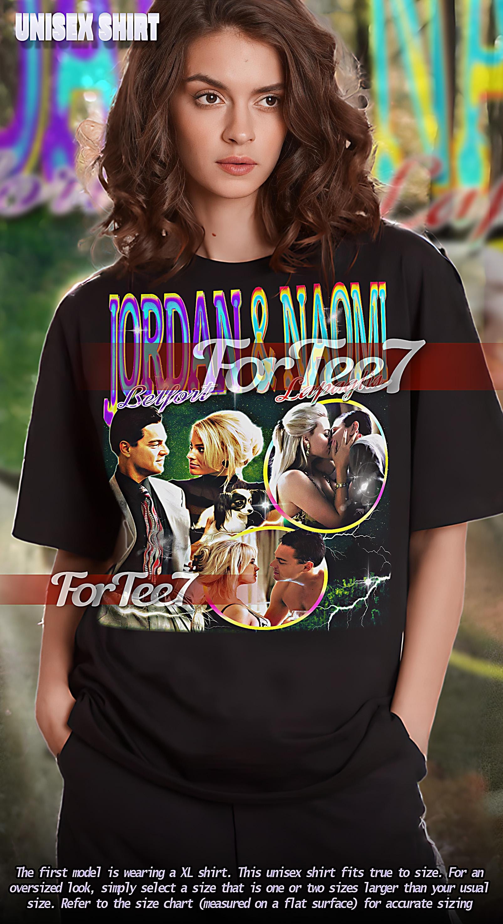 Jordan Belfort & Naomi shirt, Jordan Belfort Vintage Shirt, Jordan Belfort Homage Tshirt, Jordan Belfort Retro 90s Sweater #Saf