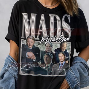 MADS MIKKELSEN Shirt, Mads Mikkelsen Tshirt, Mads Mikkelsen Vintage Tees, Mads Mikkelsen Retro 90s Sweater, Mads Mikkelsen Merch #saf