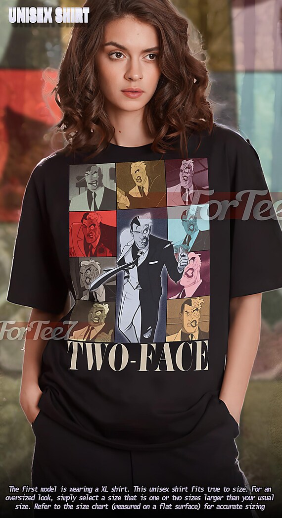 TWO-FACE Vintage Shirt, Two-face Homage Tshirt, Two-face Fan, Two