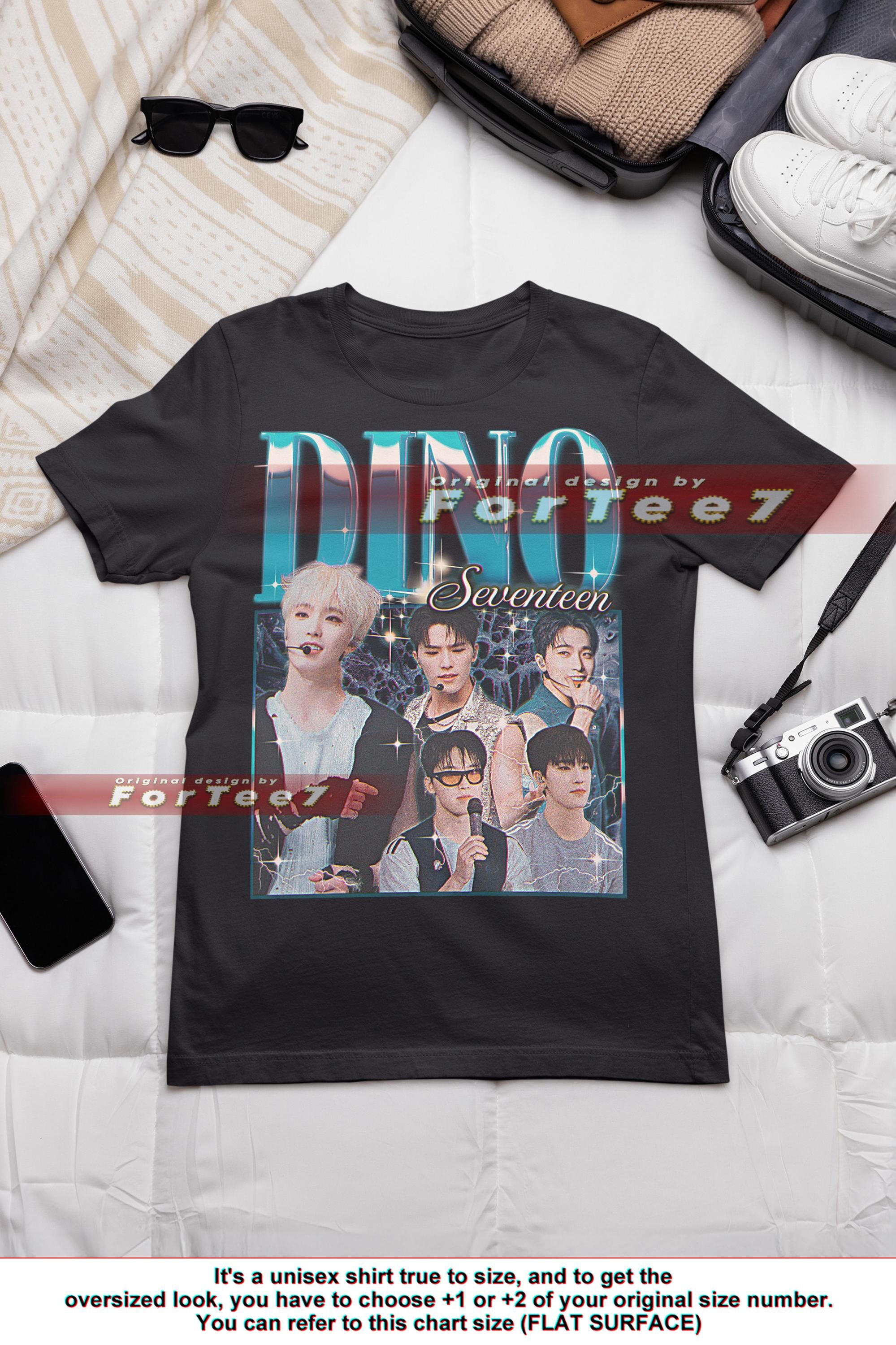 SEVENTEEN ユニフォームTシャツ ディノ DINO DINO (SEVENTEEN) Shirt, Dino Vintage Shirt, Dino Retro 90s Tshirt