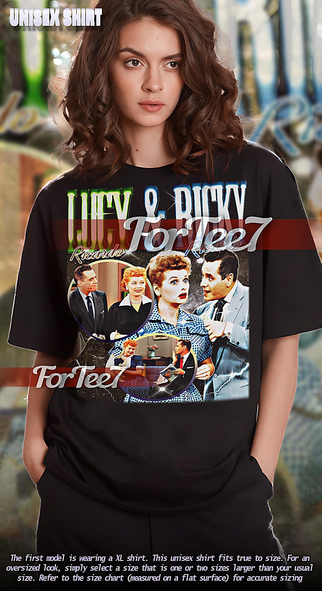 Lucy and Ricky Ricardo Shirt, Ricky Ricardo Vintage Shirt, Ricky