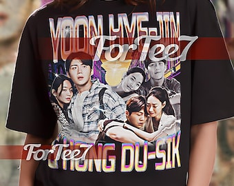 Yoon Hye-jin and Hong Du-sik shirt, Yoon Hye-jin Vintage Shirt, Yoon Hye-jin Homage Tshirt, Yoon Hye-jin Retro 90s Sweater #Saf