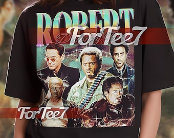 Camiseta vintage de Robert Downey Jr., Camiseta homenaje a Robert Downey Jr., Camisetas para fans de Robert Downey Jr., Suéter retro de los 90 de Robert Downey Jr. #saf