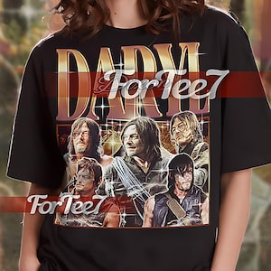 DARYL DIXON Vintage Shirt, Daryl Dixon Homage Tshirt, Daryl Dixon Fan Tees, Daryl Dixon Retro 90s Sweater, Daryl Dixon Merch Gift #saf