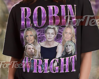 ROBIN WRIGHT Vintage Shirt, Robin Wright Homage Tshirt, Robin Wright Fan, Robin Wright Retro 90s Sweater, Robin Wright Merch #tpc