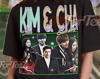KIM AND CHA Vintage Shirt, Kim Tan And Cha Eun-Sang Homage Tshirt, Kim Tan And Cha Eun-Sang Fan, Kim Tan And Cha Eun-Sang Retro Sweater #saf