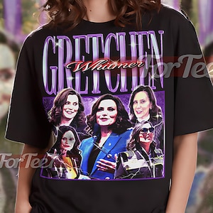 GRETCHEN WHITMER Vintage Shirt, Gretchen Whitmer Homage Tshirt, Gretchen Whitmer Fan, Gretchen Whitmer Retro 90s Gretchen Whitmer Merch #saf