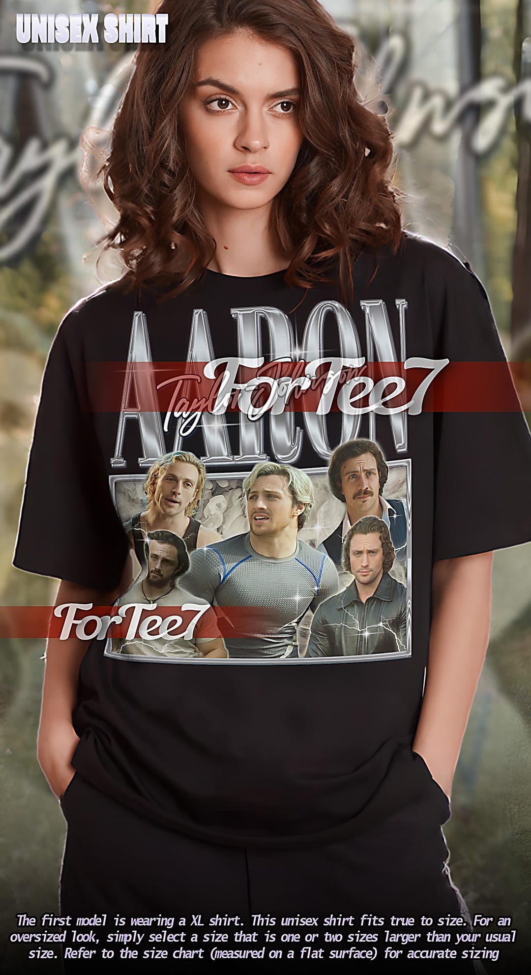AARON TAYLOR-JOHNSON Bootleg Tshirt, Aaron Taylor-johnson Retro Tee ...