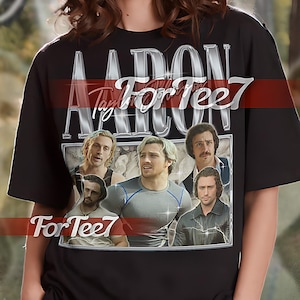 AARON TAYLOR-JOHNSON Bootleg Tshirt, Aaron Taylor-Johnson Retro Tee, Aaron Taylor-Johnson 90s Sweatshirt, Aaron Taylor-Johnson Hoodie #saf