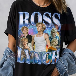 Maglietta ROSS LYNCH, maglietta Ross Lynch, magliette Ross Lynch, maglione retrò anni &#39;90 Ross Lynch, merchandising Ross Lynch #saf