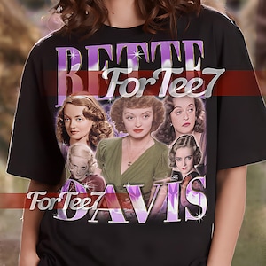 BETTE DAVIS Vintage Shirt, Bette Davis Homage Tshirt, Bette Davis Fan Tees, Bette Davis Retro 90s Sweater, Bette Davis Merch Gift #tpc