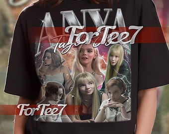 ANYA TAYLOR-Joy Retro T-Shirt,Anya Taylor-Joy Bootleg 90s Shirt,Anya Taylor-Joy Vintage Sweatshirt,Anya Taylor-Joy Hoodie #Saf