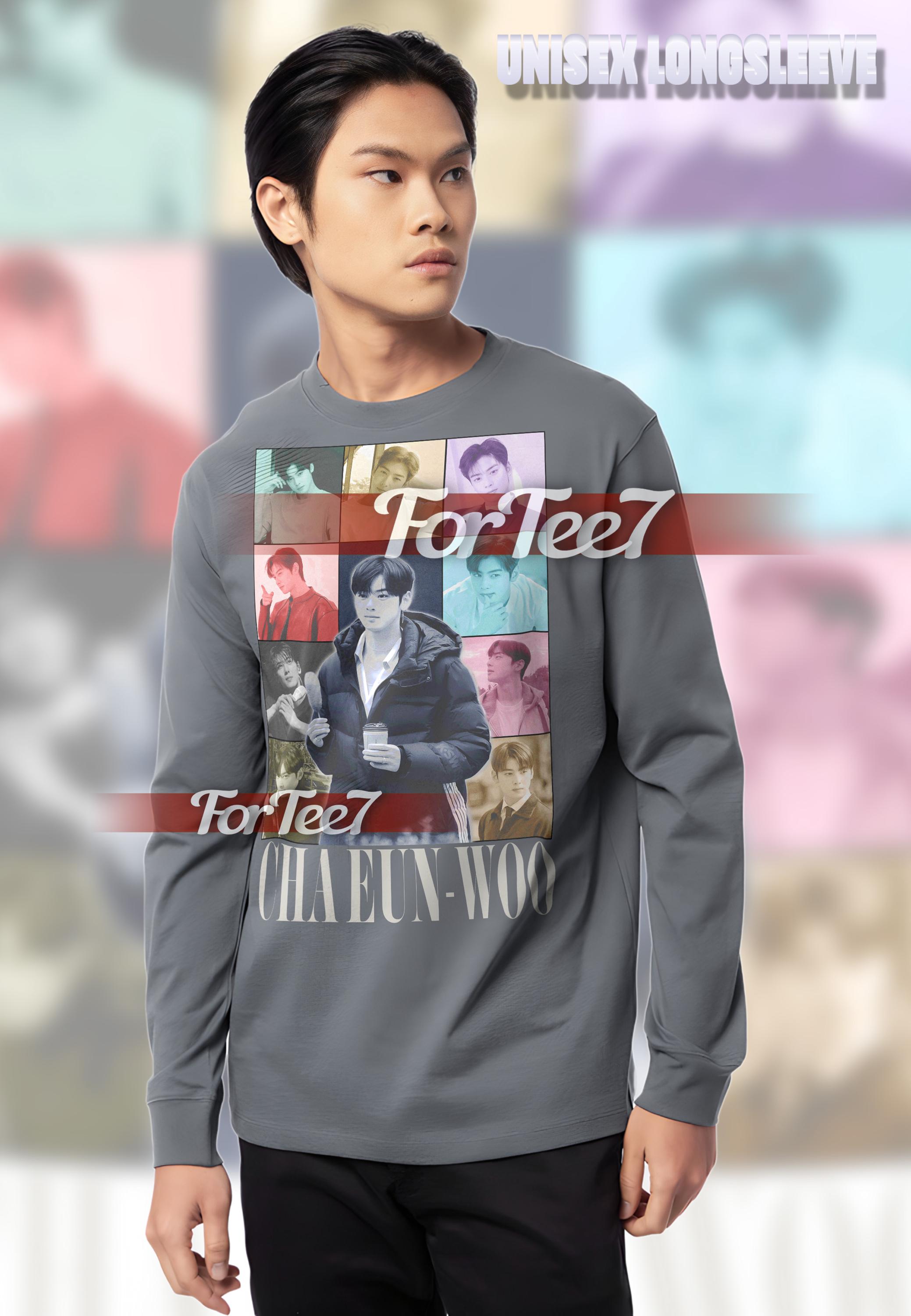 CHA EUN-WOO Vintage Shirt, Cha Eun-woo Homage Tshirt, Cha Eun-woo