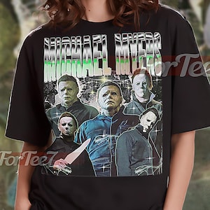 Vintage shirt MICHAEL MYERS, T-shirt Michael Myers Hommage, Michael Myers-fan, Michael Myers retro-trui jaren 90, Michael Myers Merch #saf