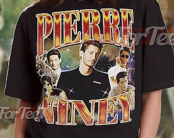 PIERRE NINEY Vintage Shirt, Pierre Niney Homage Tshirt, Pierre Niney Fan, Pierre Niney Retro 90s Sweater, Pierre Niney Merch #saf