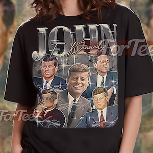 JOHN F. KENNEDY Vintage Shirt, John F. Kennedy Homage Tshirt, John F. Kennedy Fan, John F. Kennedy Retro 90s Sweater #saf