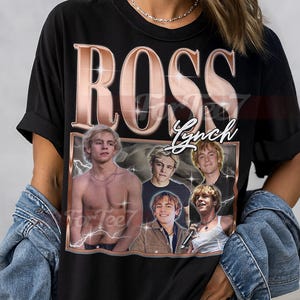 Maglietta ROSS LYNCH, maglietta Ross Lynch, magliette Ross Lynch, maglione retrò anni &#39;90 Ross Lynch, merchandising Ross Lynch #saf
