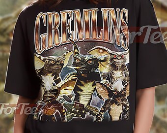 GREMLINS Vintage Shirt, Gremlins Homage Tshirt, Gremlins Fan, Gremlins Retro 90s Sweater, Gremlins Merch #saf