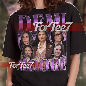 DEMI MOORE Vintage Shirt, Demi Moore Homage Tshirt, Demi Moore Fan Tees, Demi Moore Retro 90s Sweater, Demi Moore Merch Gift #tpc