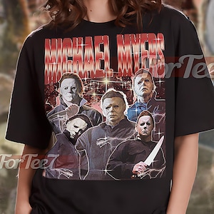 Vintage shirt MICHAEL MYERS, T-shirt Michael Myers Hommage, Michael Myers-fan, Michael Myers retro-trui jaren 90, Michael Myers Merch #saf