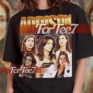 ADDISON MONTGOMERY Vintage Shirt, addison montgomery Hommage Tshirt, addison montgomery Fan T-Shirts, addison montgomery Retro 90er Jahre Pullover #saf