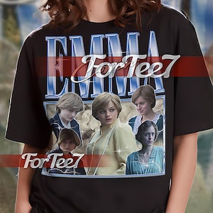 EMMA CORRIN Bootleg Tshirt, Emma Corrin 90s Retro Tee, Emma Corrin Vintage Sweatshirt, Emma Corrin Hoodie, Royal TV Star #Saf